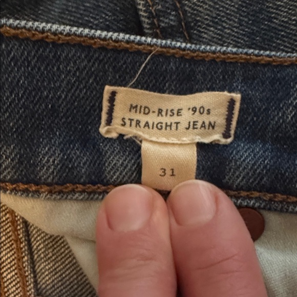 Madewell mid rise 90s straight jeans | Women’s Size 31 - Picture 2 of 10